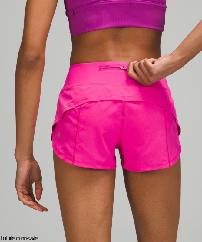 Lululemon Damen DELULU352 | Lululemon Deutschland Sonic Pink Speed Up Low-rise Gefütterte Short 25